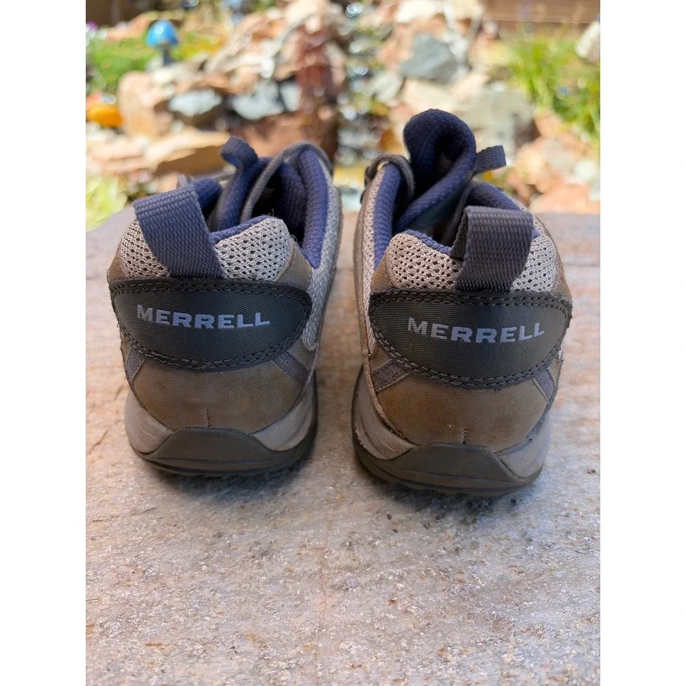 Merrell Siren Sport Womens Hiking Shoes Grey Blue J54864 Size 7.5
